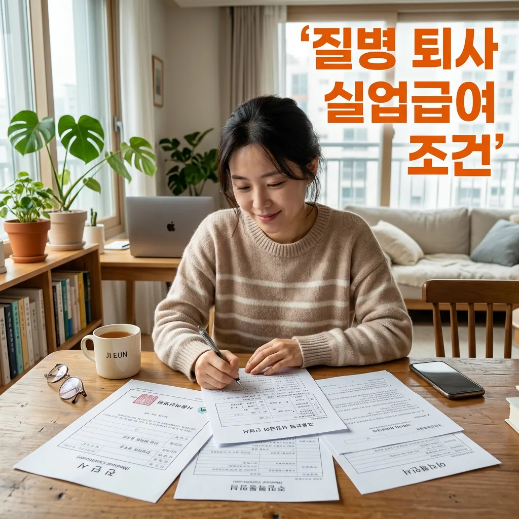 질병으로 퇴사했을 때 실업급여 받는 조건과 2026년 신청 방법