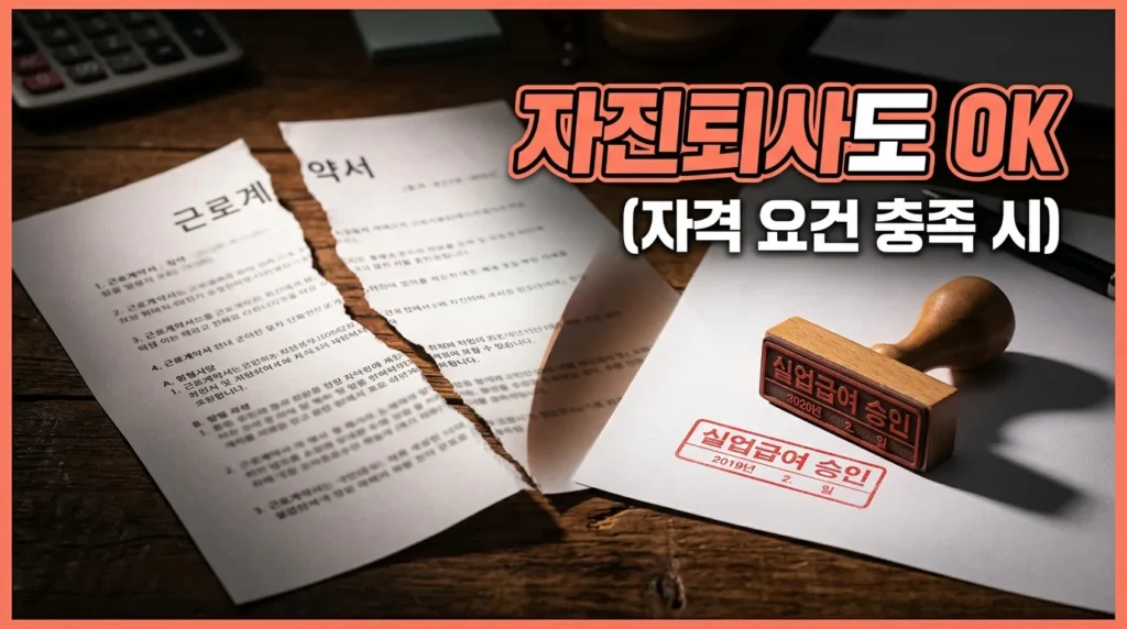 근로계약서 위반 퇴사 실업급여 가능한 3가지 조건 2026