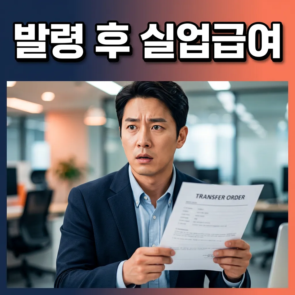전보·전직 발령 후 퇴사해도 실업급여 받을 수 있는 3가지 조건