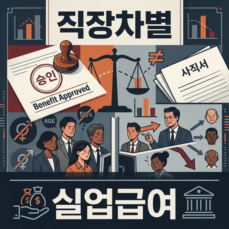 직장 내 차별로 자진퇴사 시 실업급여 인정 기준 5가지
