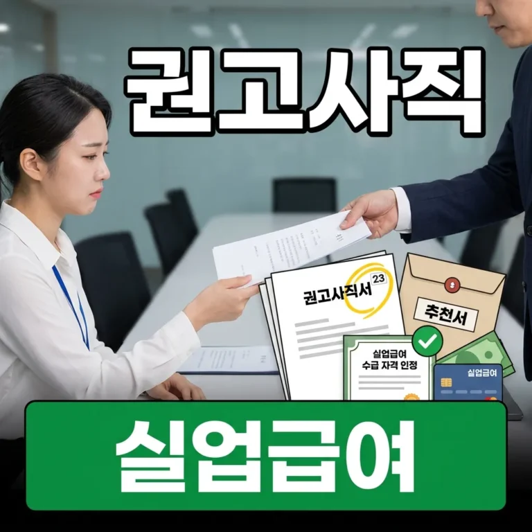 권고사직 실업급여, 코드 23번 인정 기준 총정리