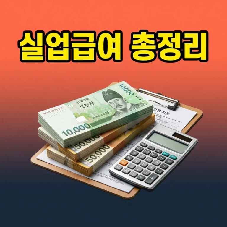 2026 실업급여 완벽 가이드 — 수급조건·금액·신청 5단계 총정리