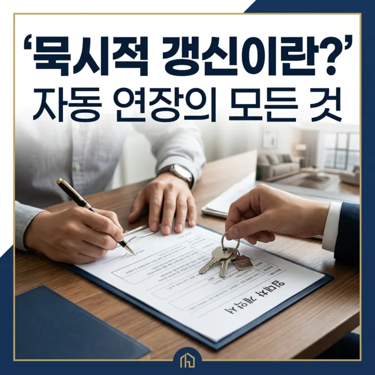묵시적 갱신이란? 정의·요건·통지 효력 완벽 가이드 (2026)